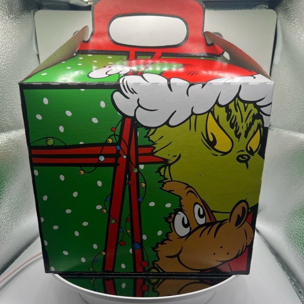 Brand New McDonald’s Grinch Holiday Meal Box